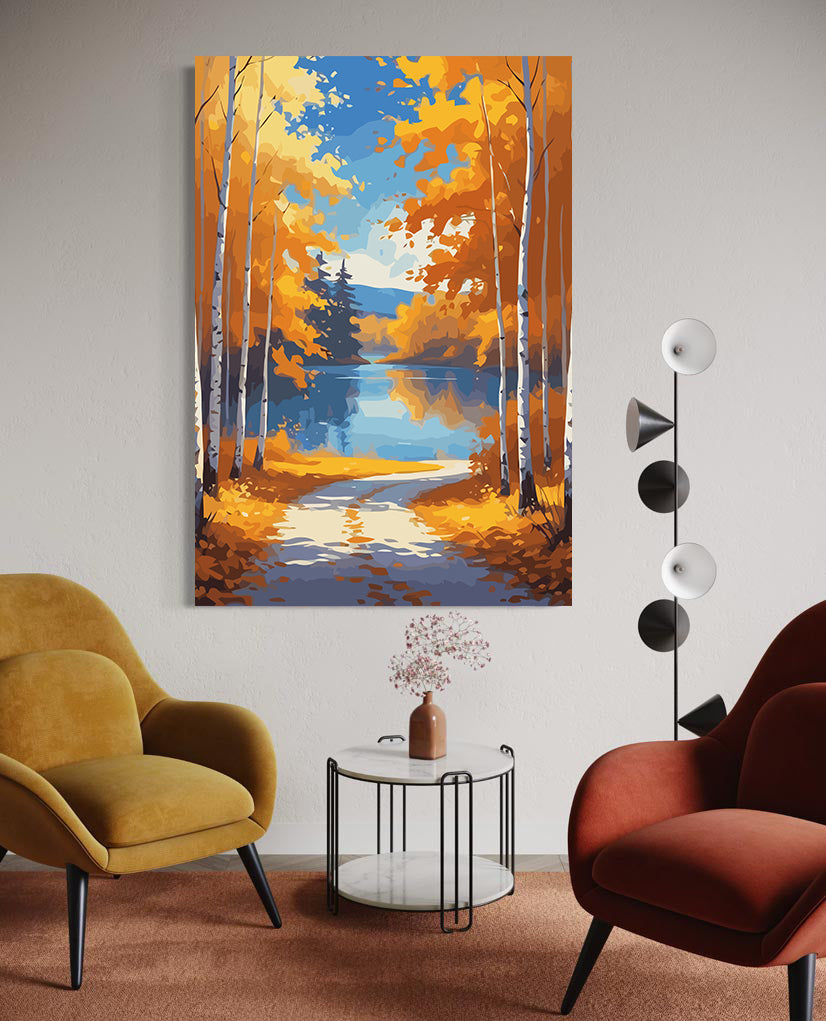 Pictura pe Numere – Peisaj de Toamna 6114