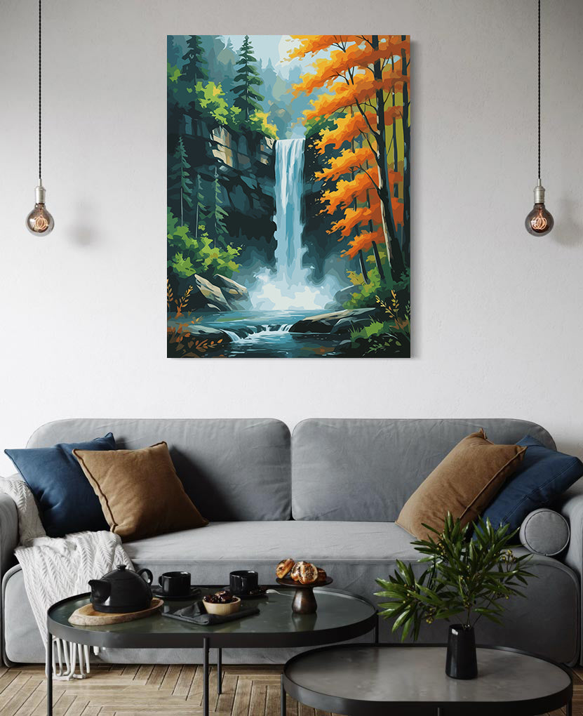 Pictura pe Numere – Padure Peisaj 6115