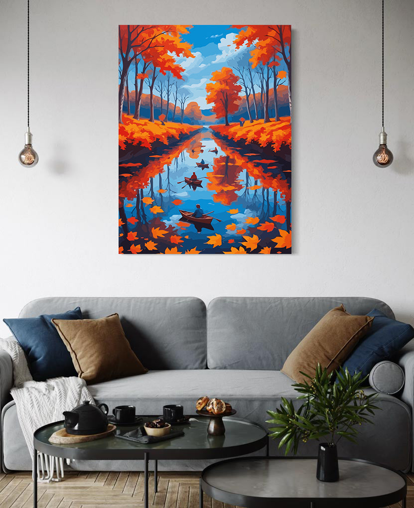 Pictura pe Numere – Peisaj de Toamna 6116