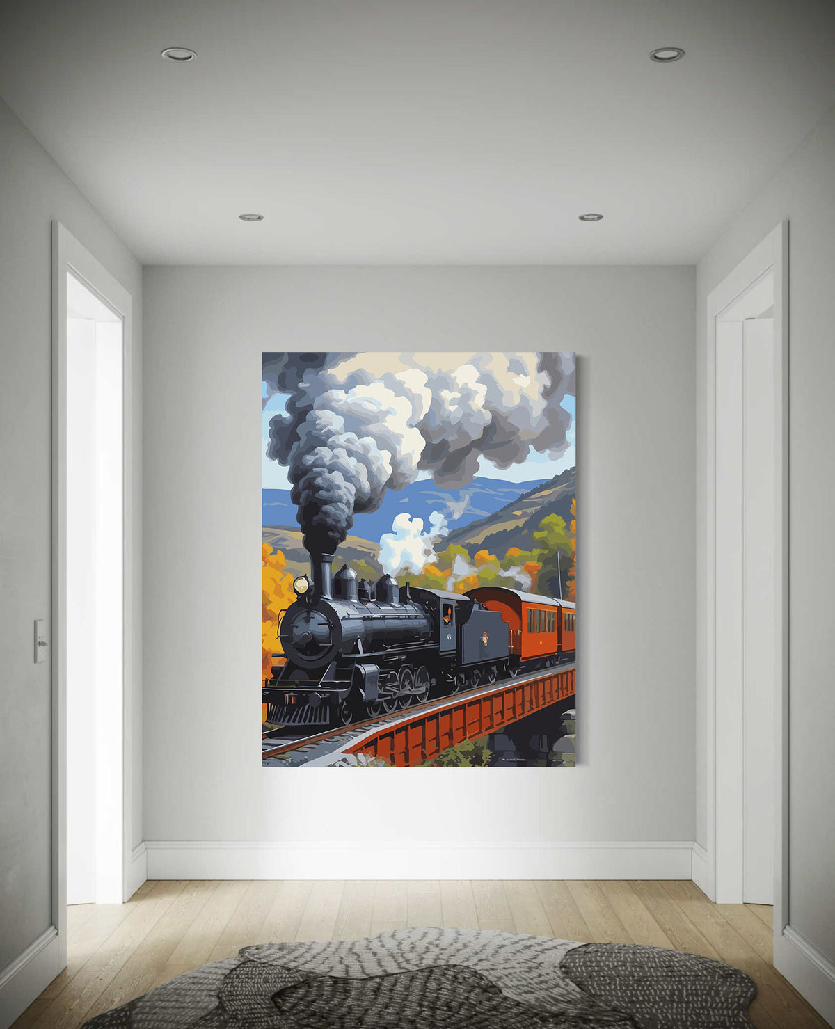 Pictura pe Numere – Tren cu Aburi 6120