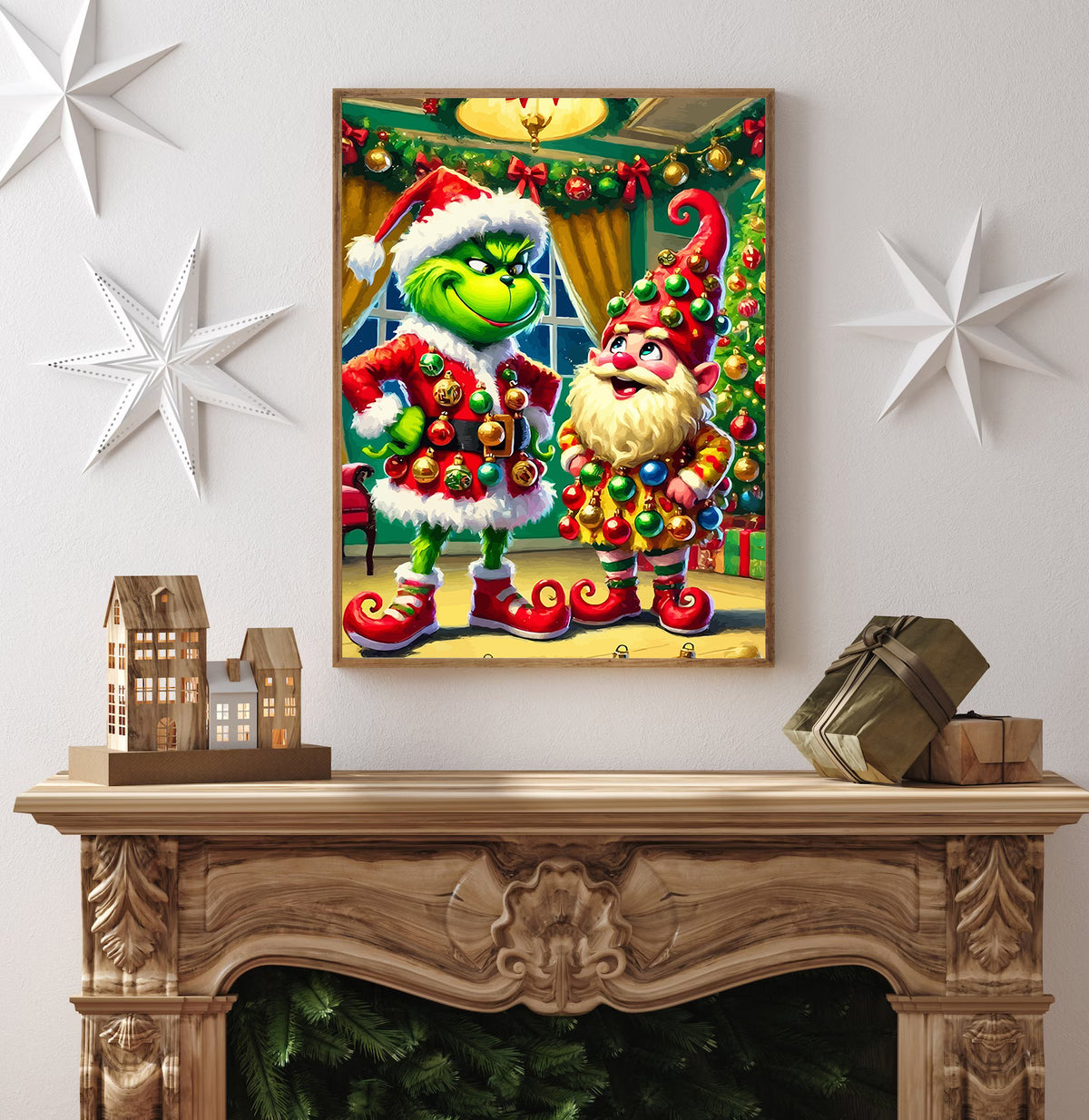 Pictura pe Numere – Grinch si Elful 6131