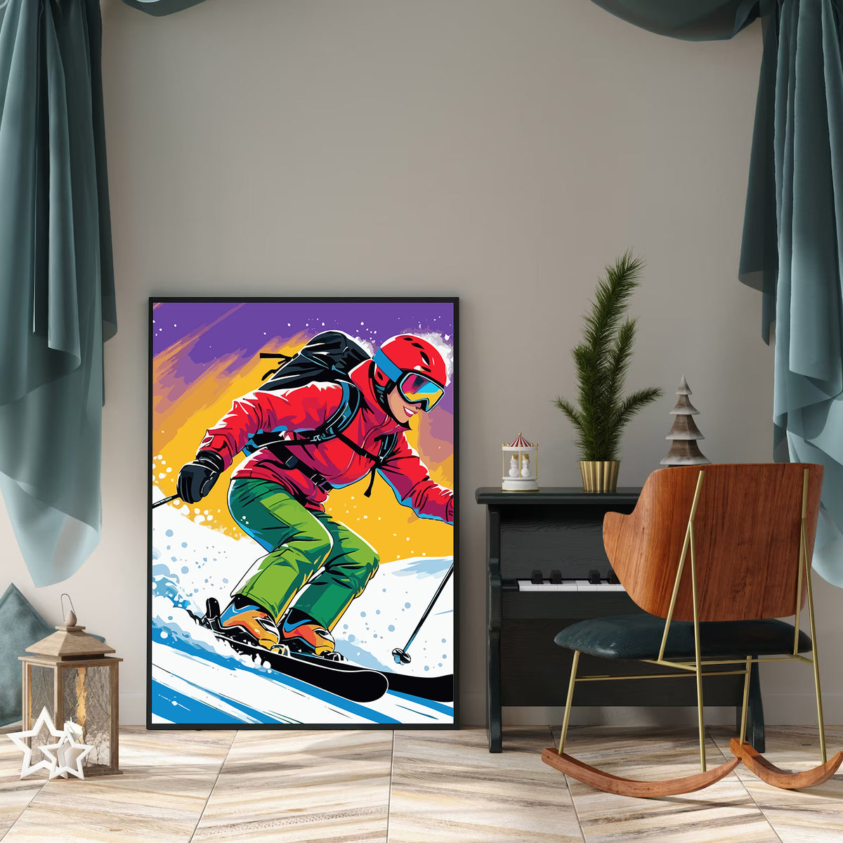 Pictura pe Numere – Sport De Iarna 6135