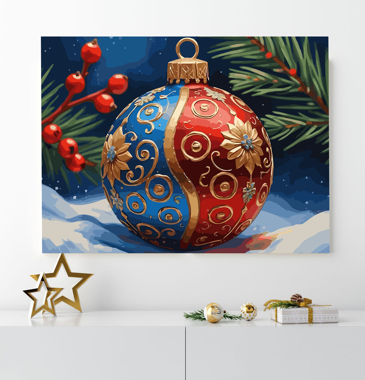 Pictura pe Numere – Decoratiuni De Craciun 6139