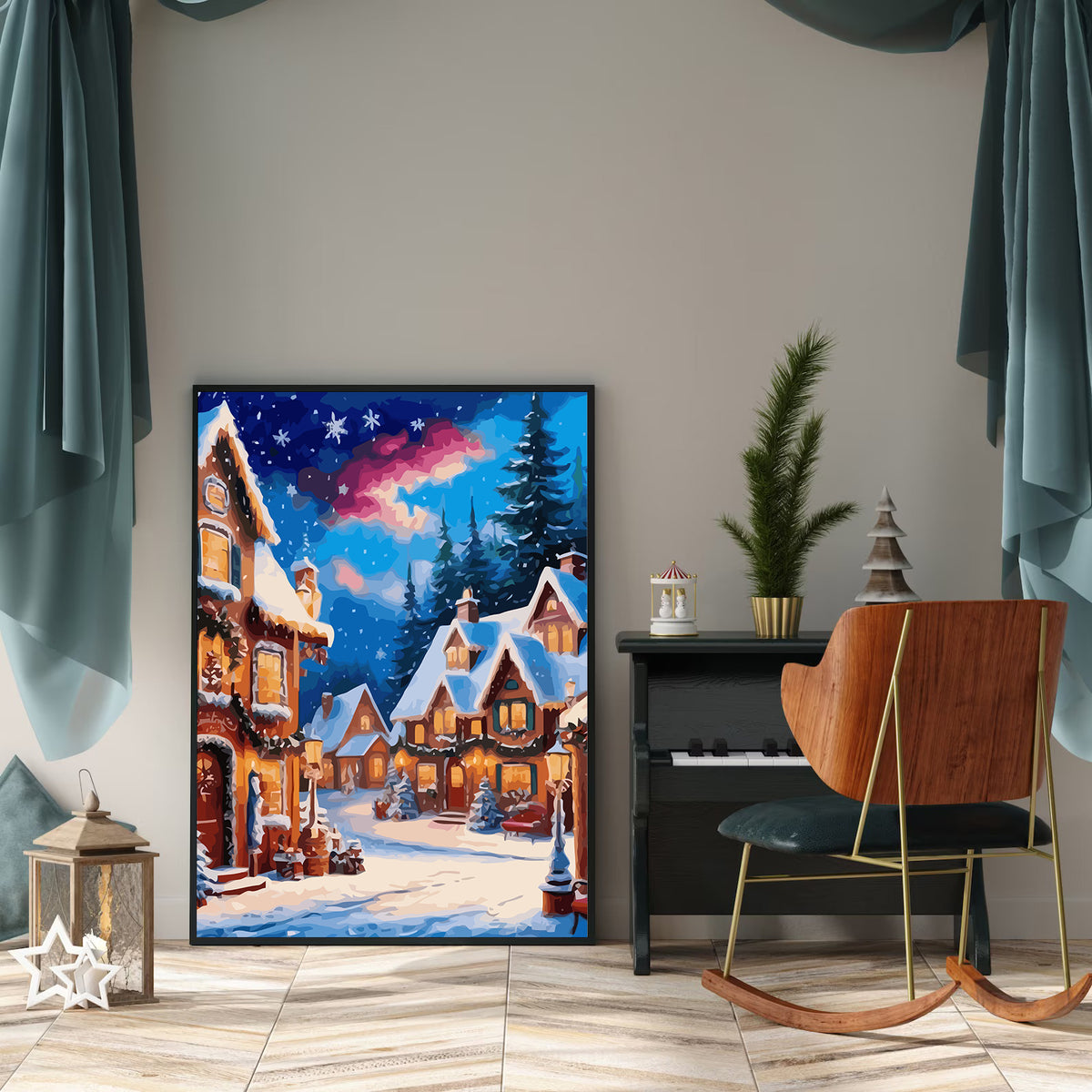 Pictura pe Numere – Iarna in Oras 6148