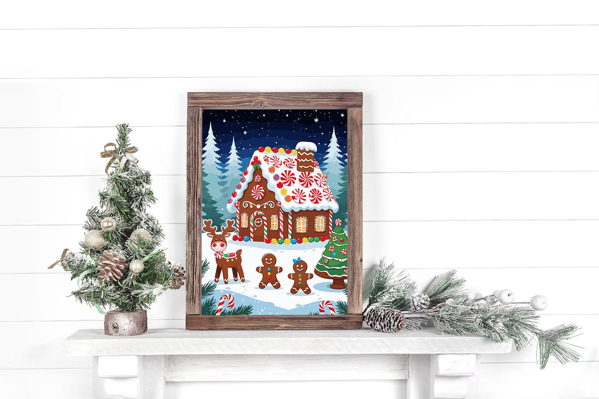 Pictura pe Numere – Casuta Din Tarta Dulce 6149