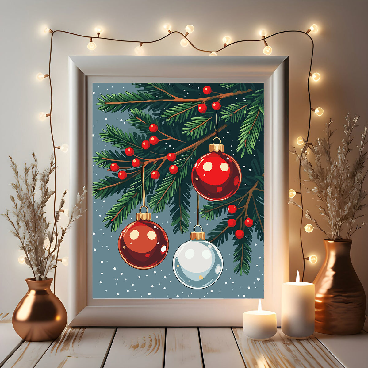 Pictura pe Numere – Decoratiuni Craciun 6166
