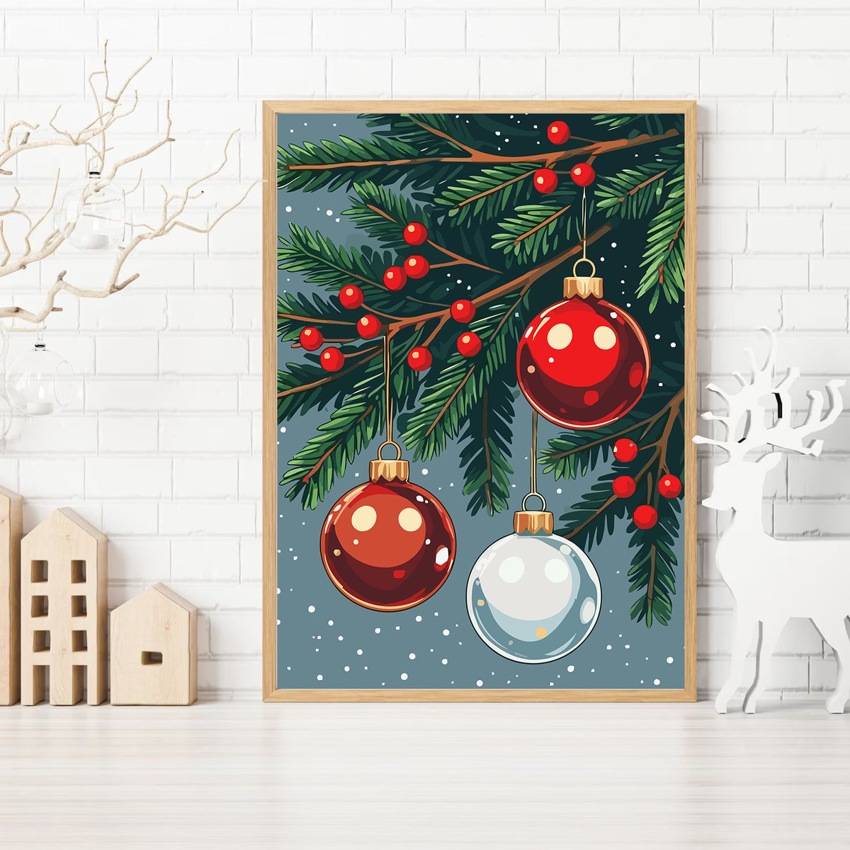 Pictura pe Numere – Decoratiuni Craciun 6166
