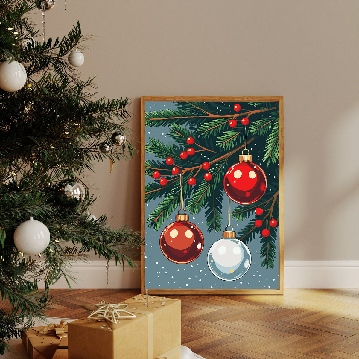 Pictura pe Numere – Decoratiuni Craciun 6166