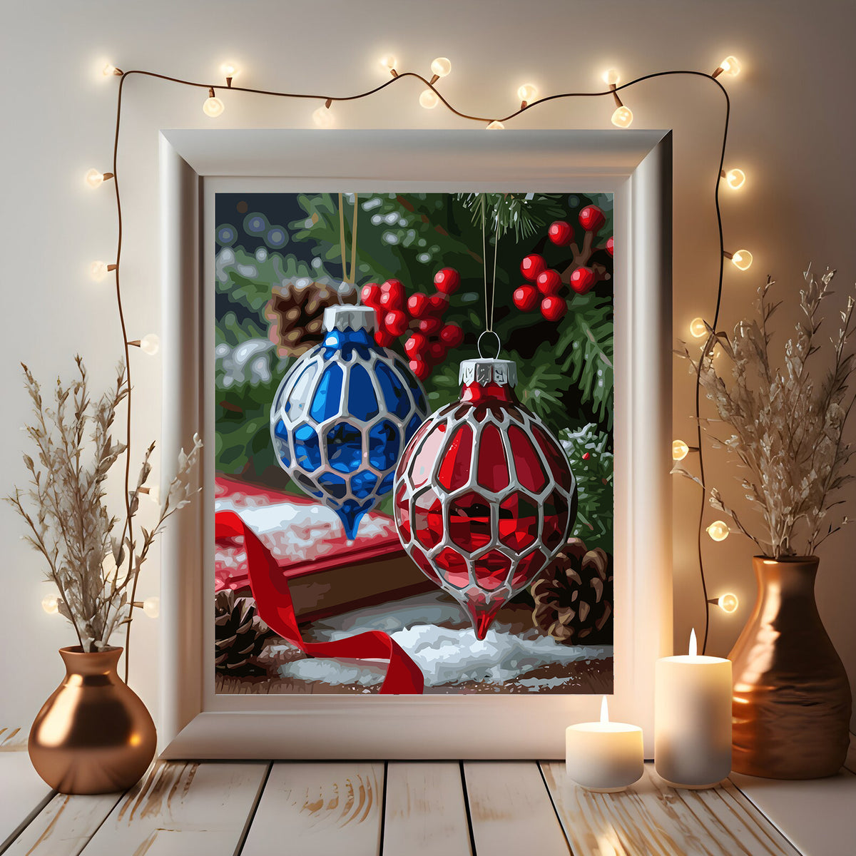 Pictura pe Numere – Decoratiuni De Craciun 6185