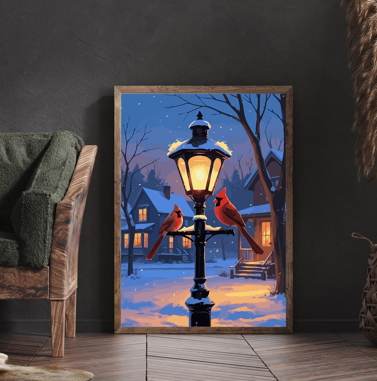 Pictura pe Numere – Pasari Iarna 6196