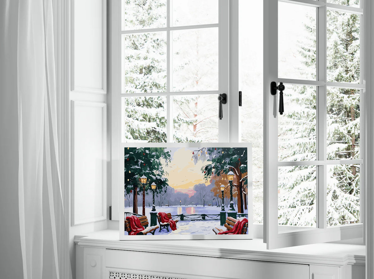 Pictura pe Numere – Iarna in Orasel 6201