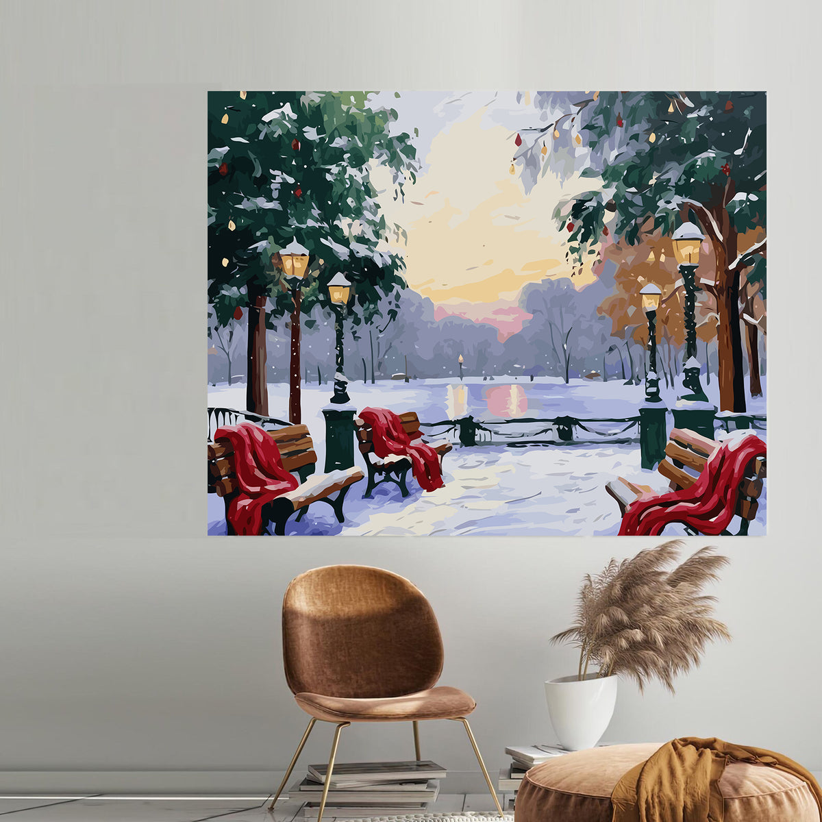 Pictura pe Numere – Iarna in Orasel 6201