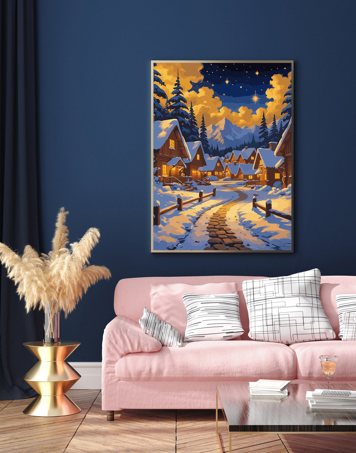 Pictura pe Numere – Noapte Magica De Iarna 6203