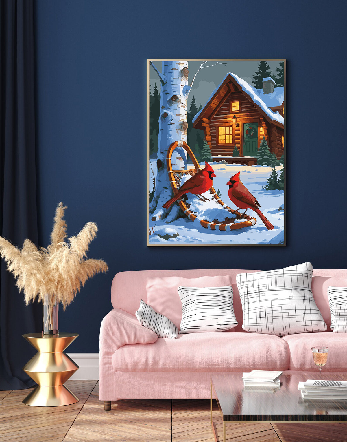 Pictura pe Numere – Pasarele Iarna 6220