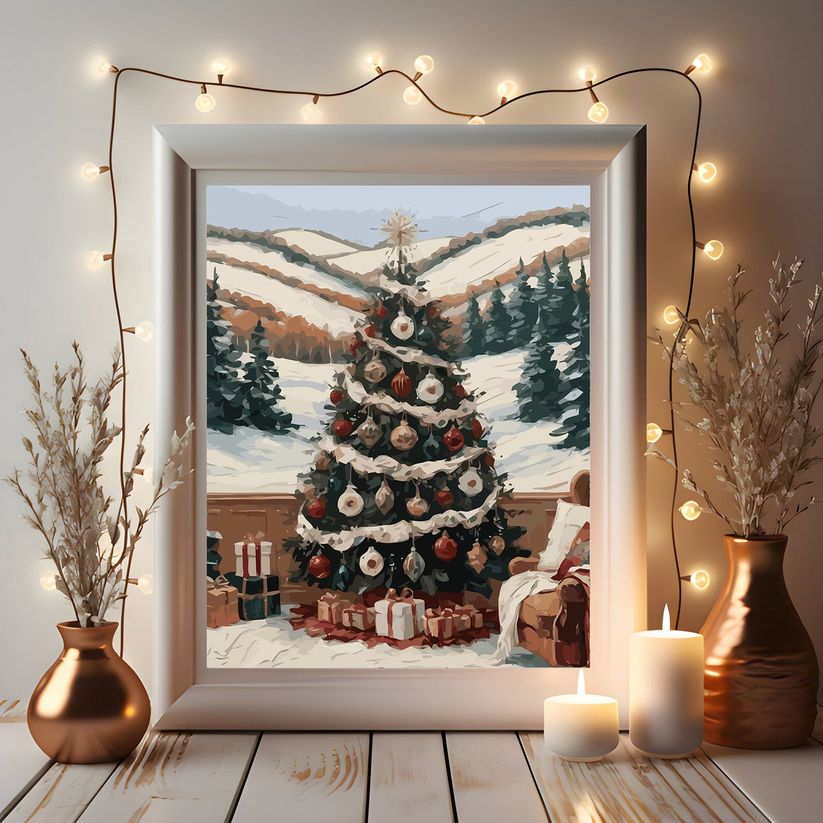Pictura pe Numere – Brad De Craciun 6229