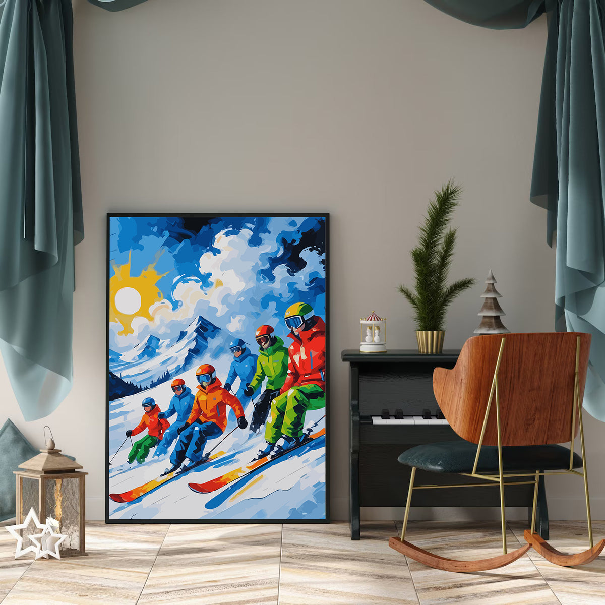Pictura pe Numere – Sport De Iarna 6233