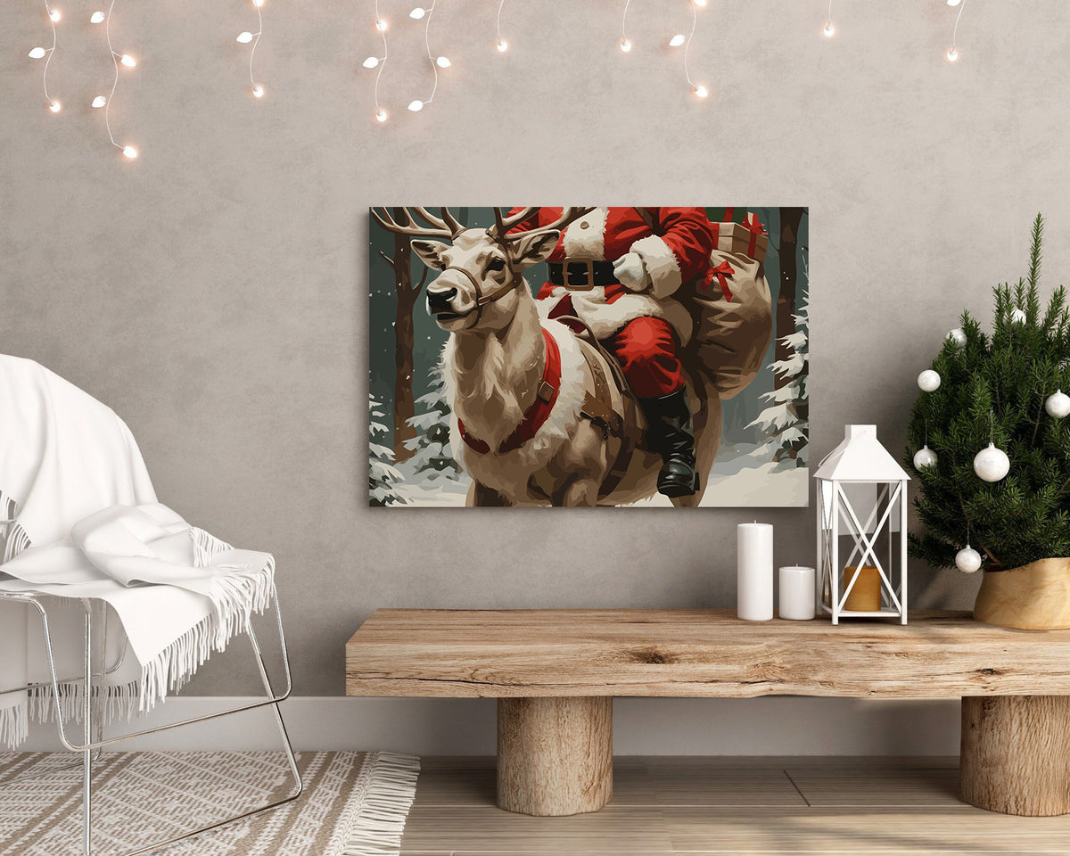 Pictura pe Numere – Renul Lui Mos Craciun 6237