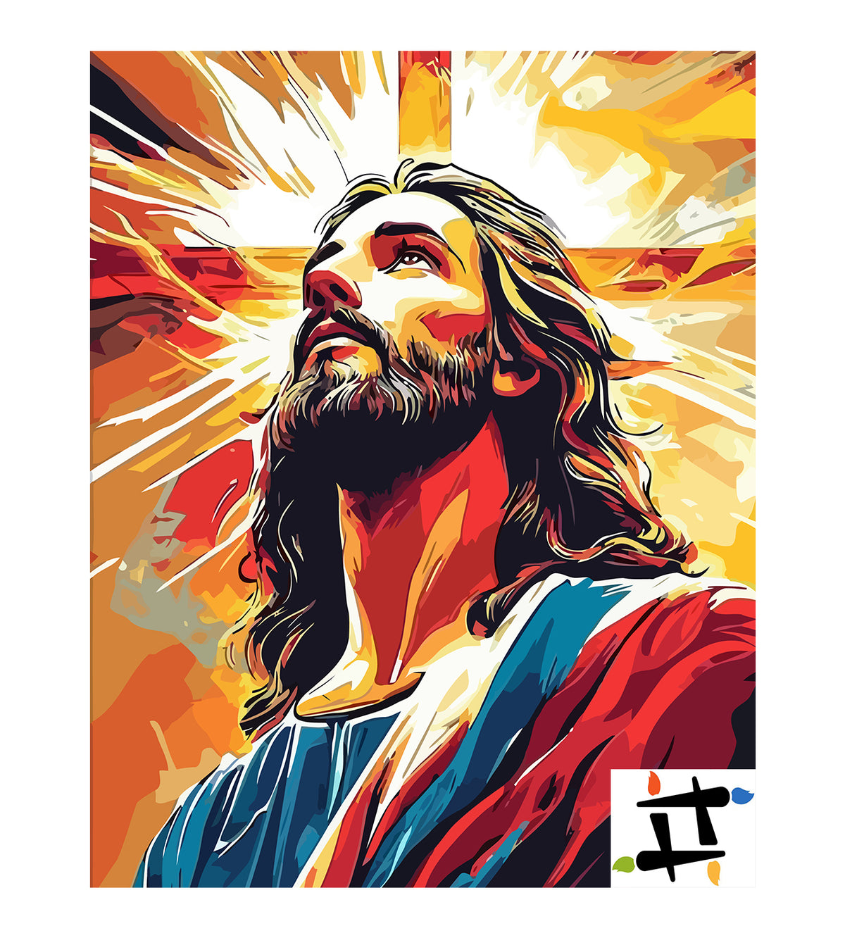 Pictura pe Numere – Isus Hristos 6247
