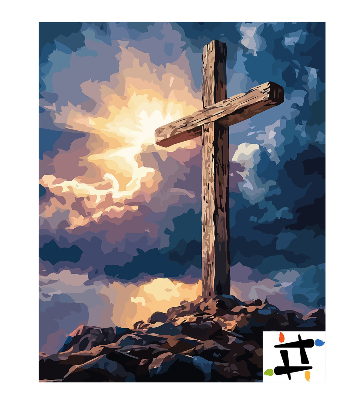 Pictura pe Numere – Crucea Pe Stanca 6252