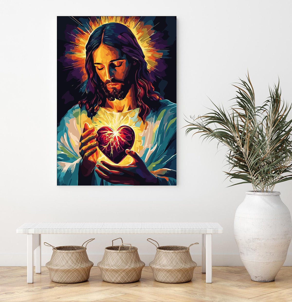 Pictura pe Numere – Inima Sacra A Lui Isus 6262