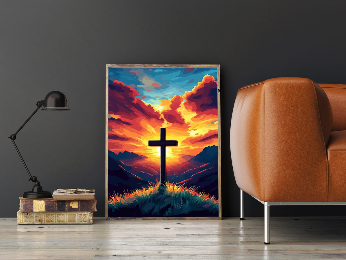 Pictura pe Numere – Cruce Crestina 6275
