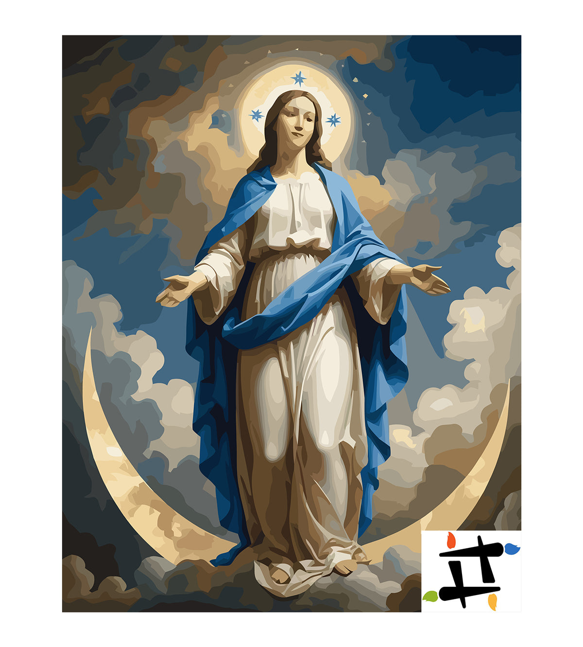Pictura pe Numere – Fecioara Maria 6307