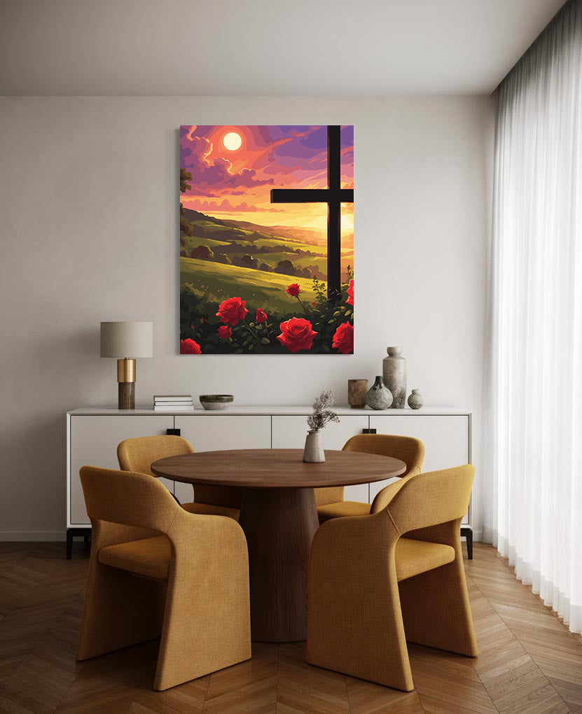 Pictura pe Numere – Cruce La Apus 6316