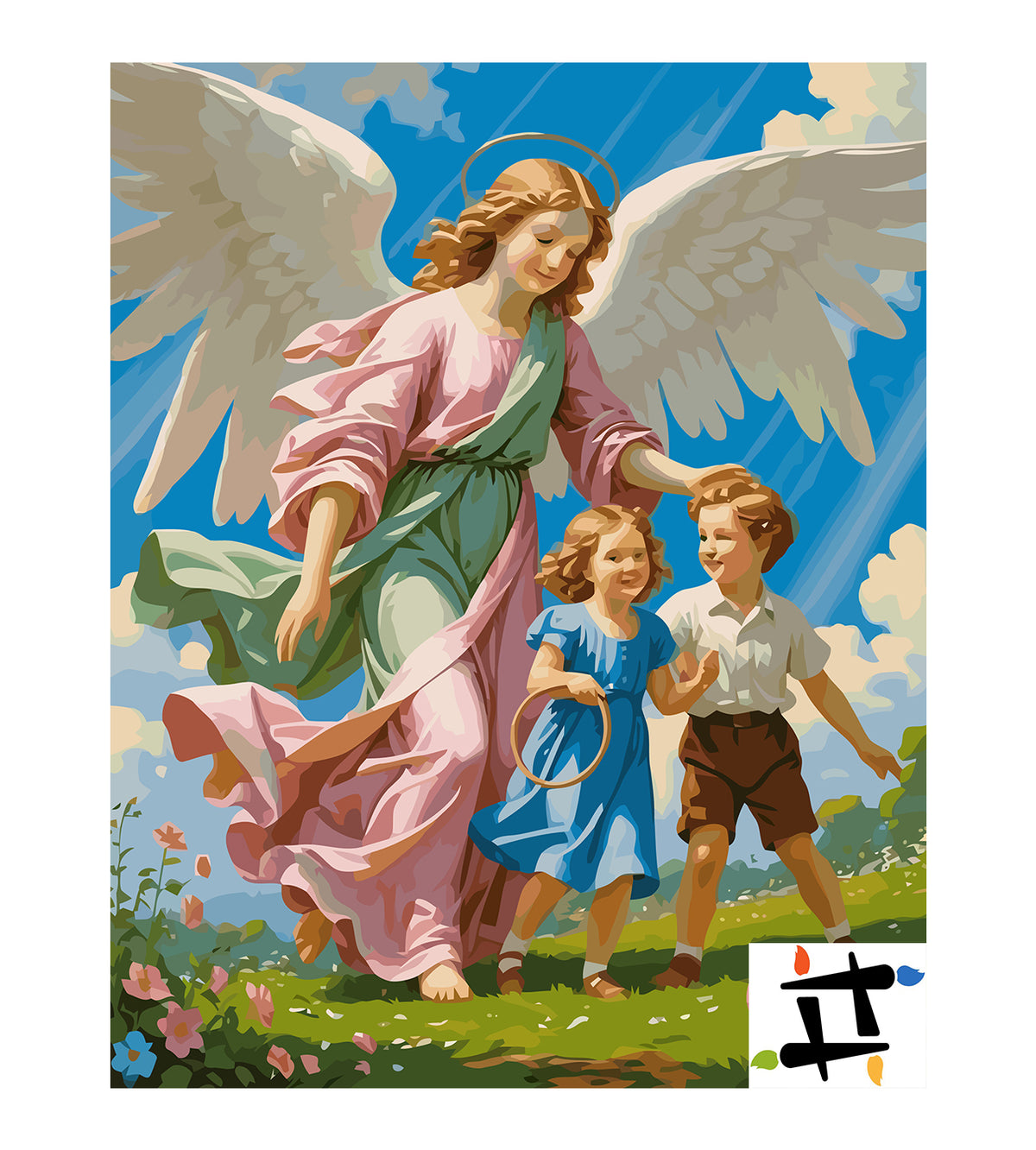 Pictura pe Numere – ingerul Pazitor 6335