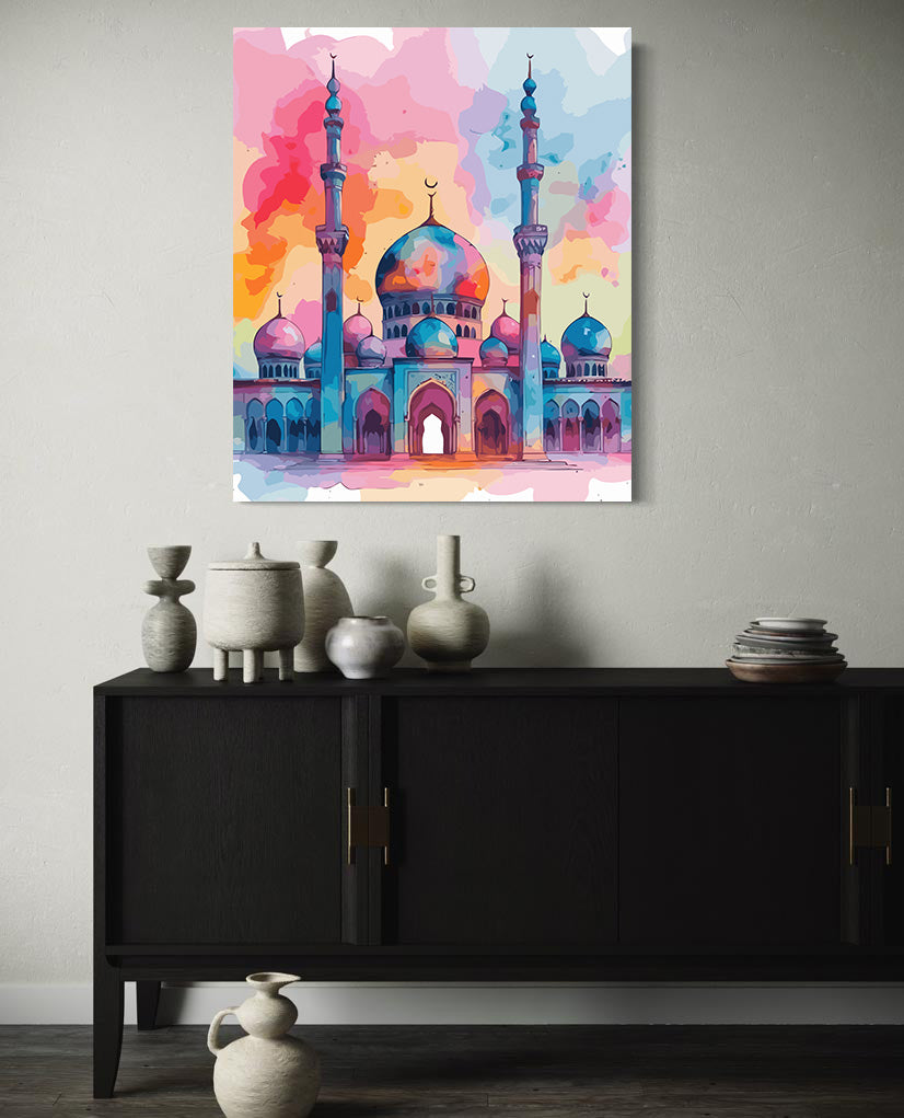 Pictura pe Numere – Moschee La Apus 6336