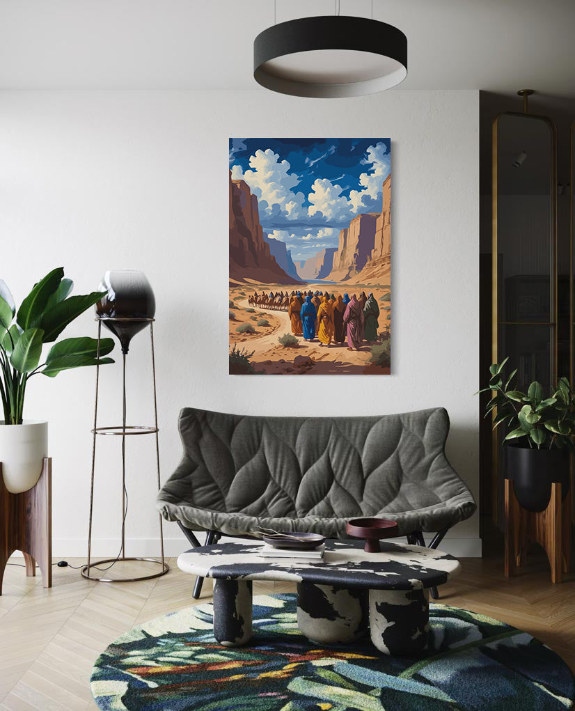 Pictura pe Numere – Caravana Prin Desert 6347