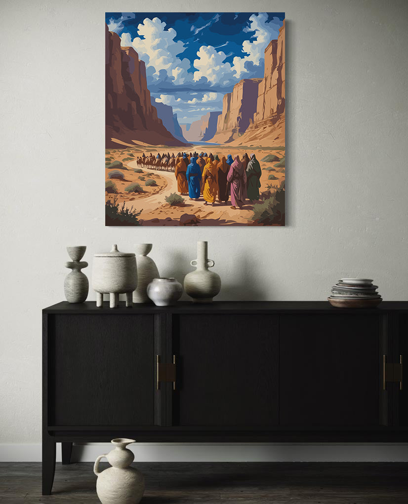 Pictura pe Numere – Caravana Prin Desert 6347