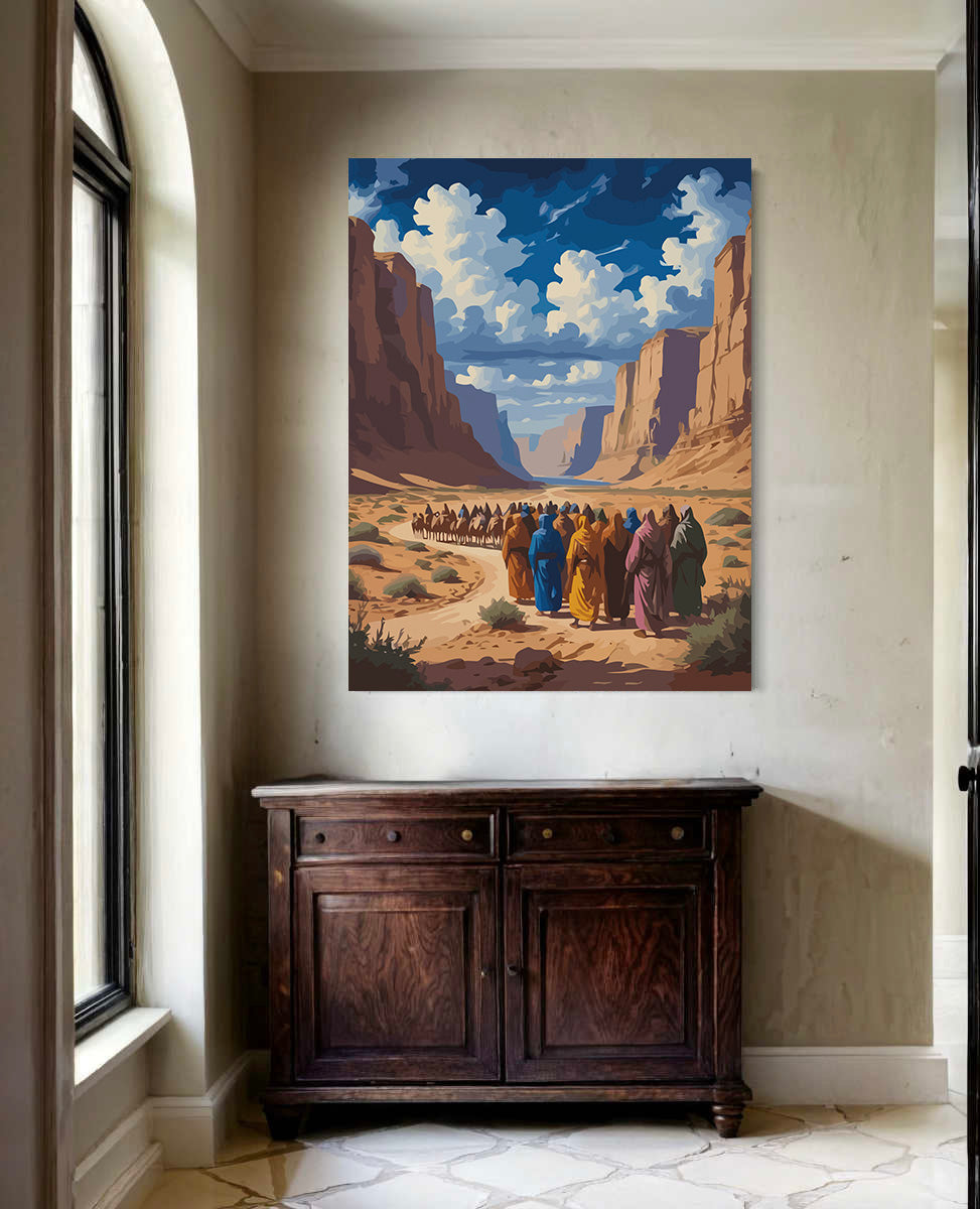 Pictura pe Numere – Caravana Prin Desert 6347