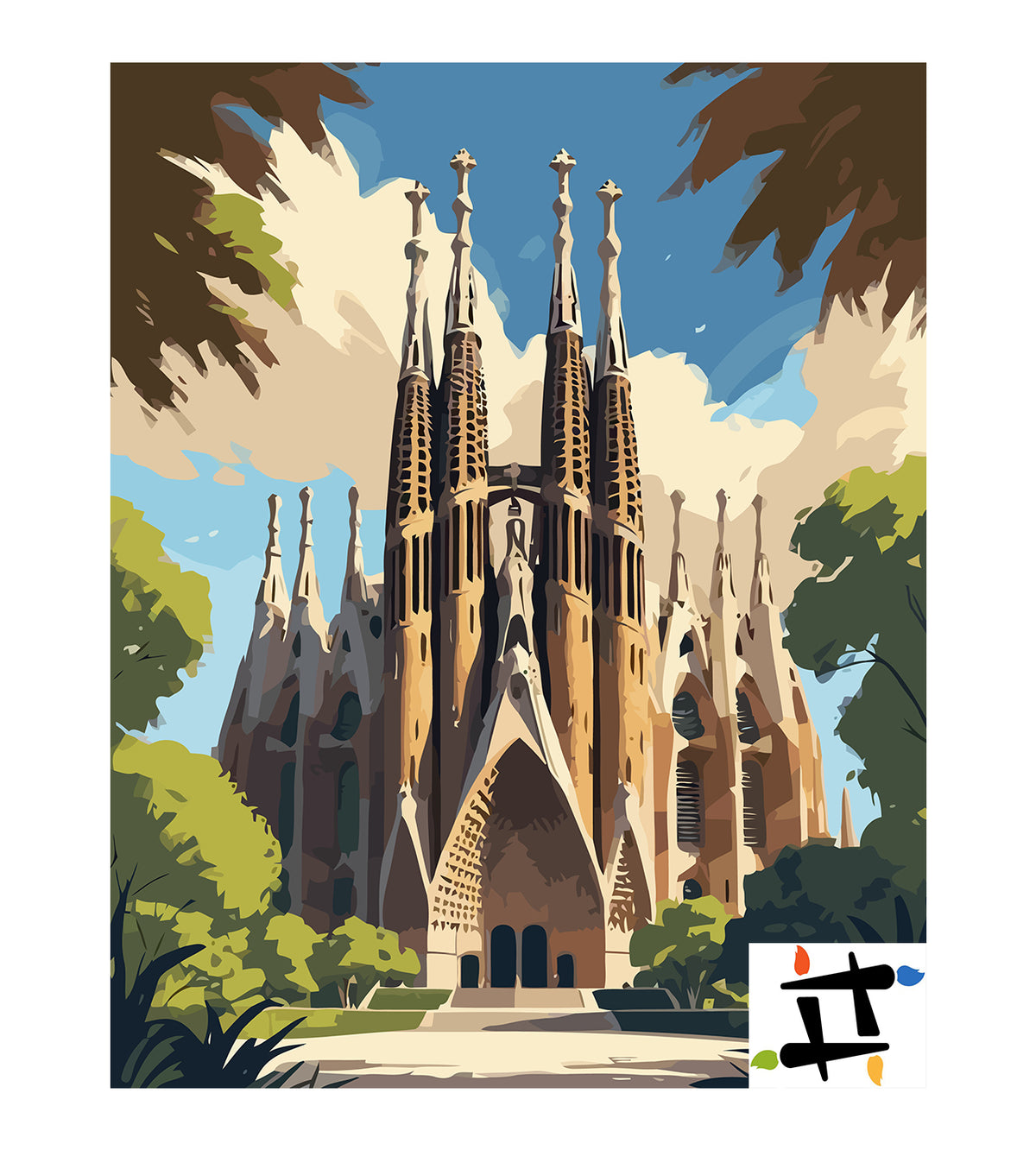 Pictura pe Numere – Sagrada Familia 6364