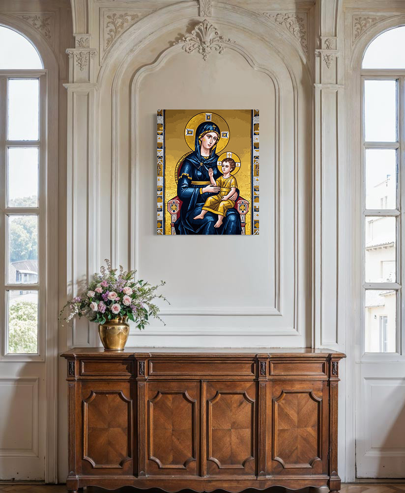 Pictura pe Numere – Fecioara Maria Cu Pruncul Iisus 6371
