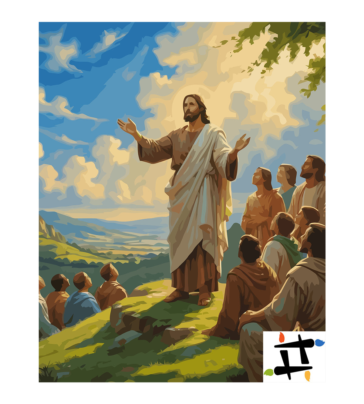 Pictura pe Numere – Predica De Pe Munte 6387