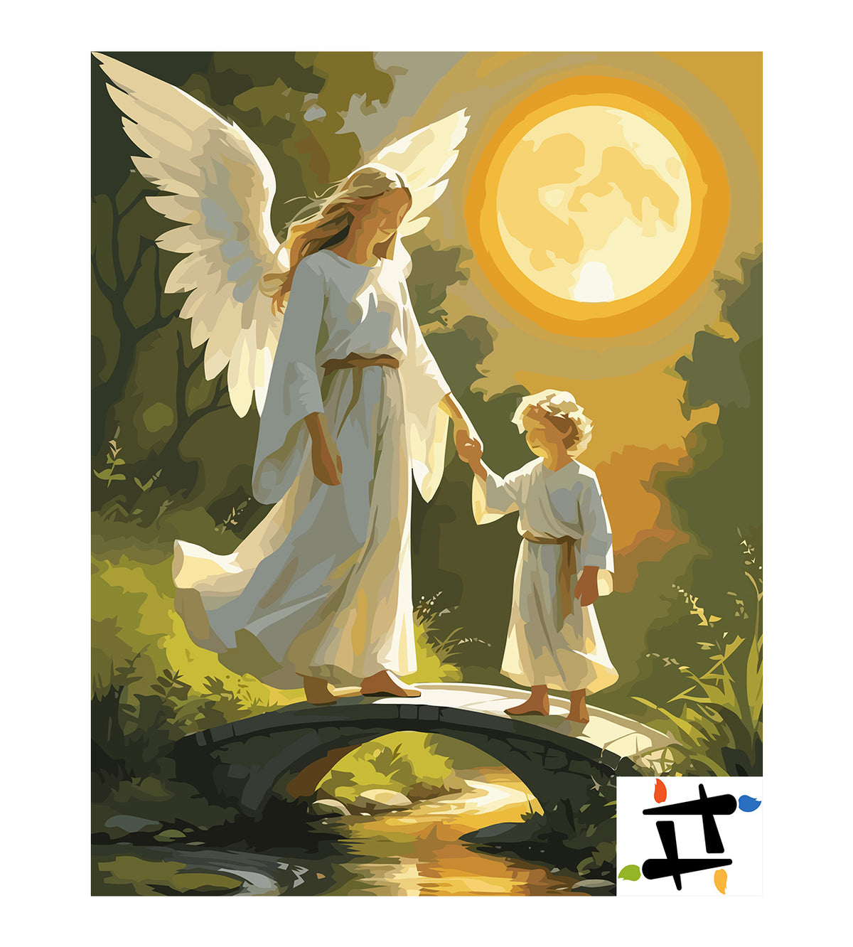 Pictura pe Numere – ingerul Pazitor 6396