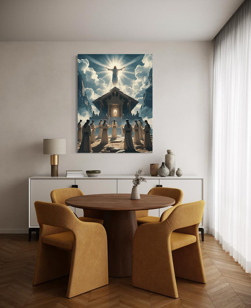 Pictura pe Numere – inaltarea Domnului La Cer 6398