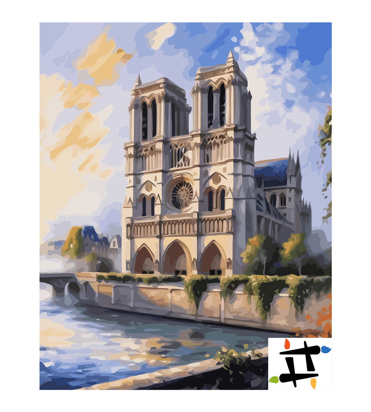 Pictura pe Numere – Catedrala Notre Dame 6400