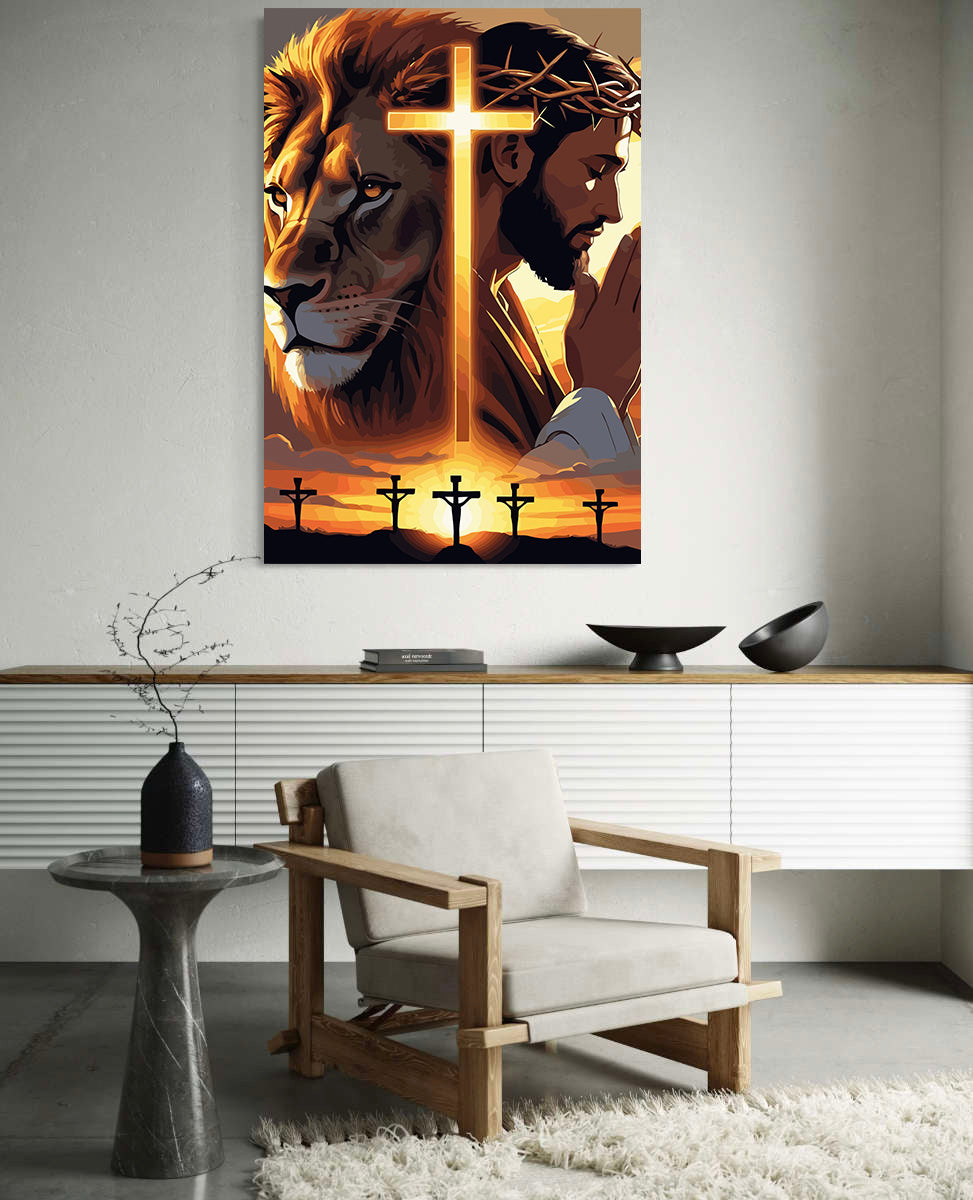 Pictura pe Numere – Leul Din Semintia Lui Iuda 6408