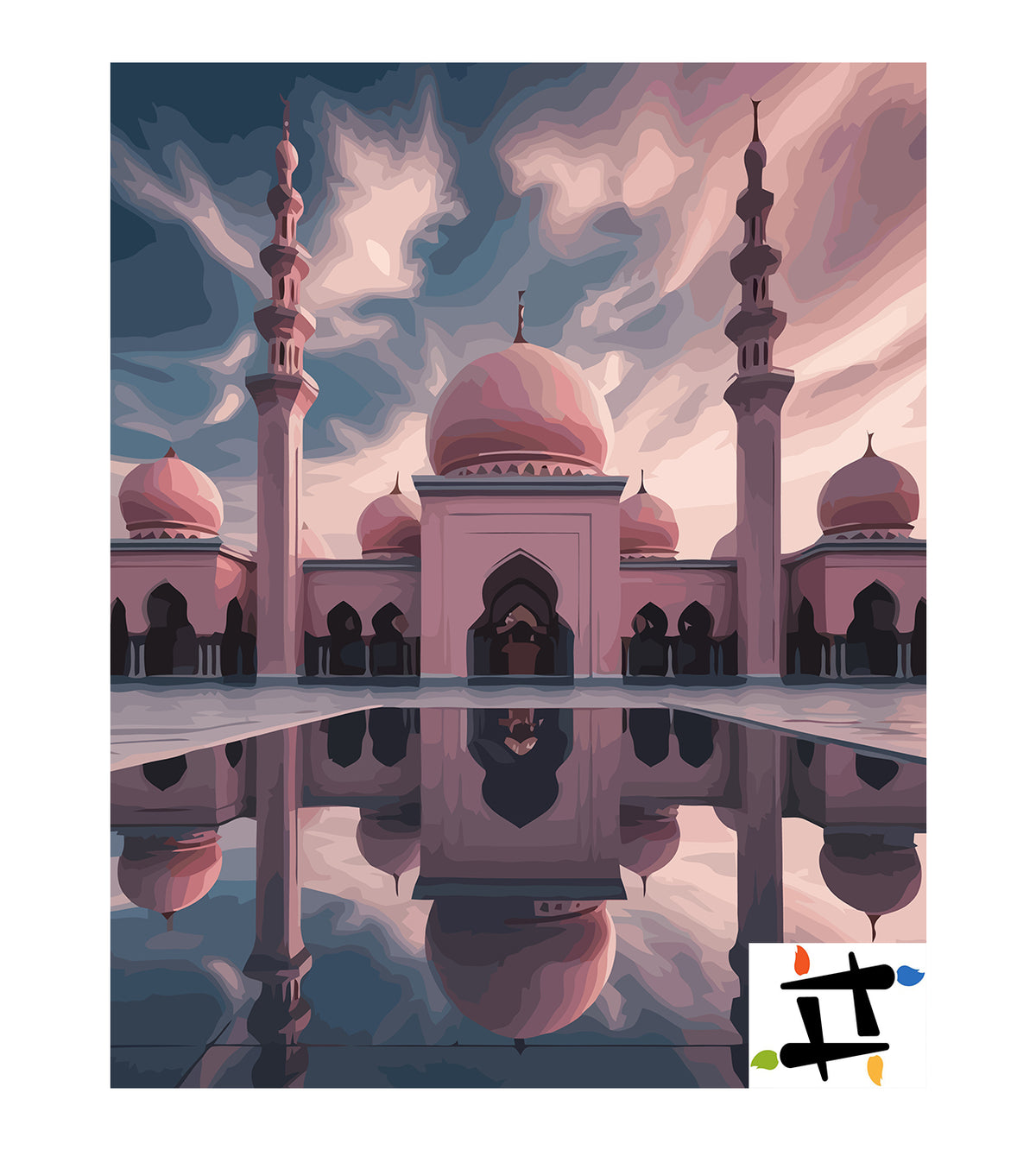 Pictura pe Numere – Marea Moschee Sheikh Zayed 6413