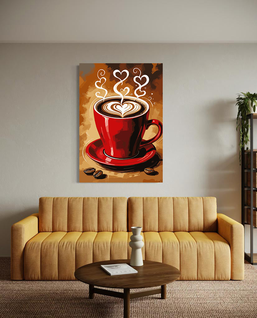 Pictura pe Numere – Cafea Cu Iubire 6438