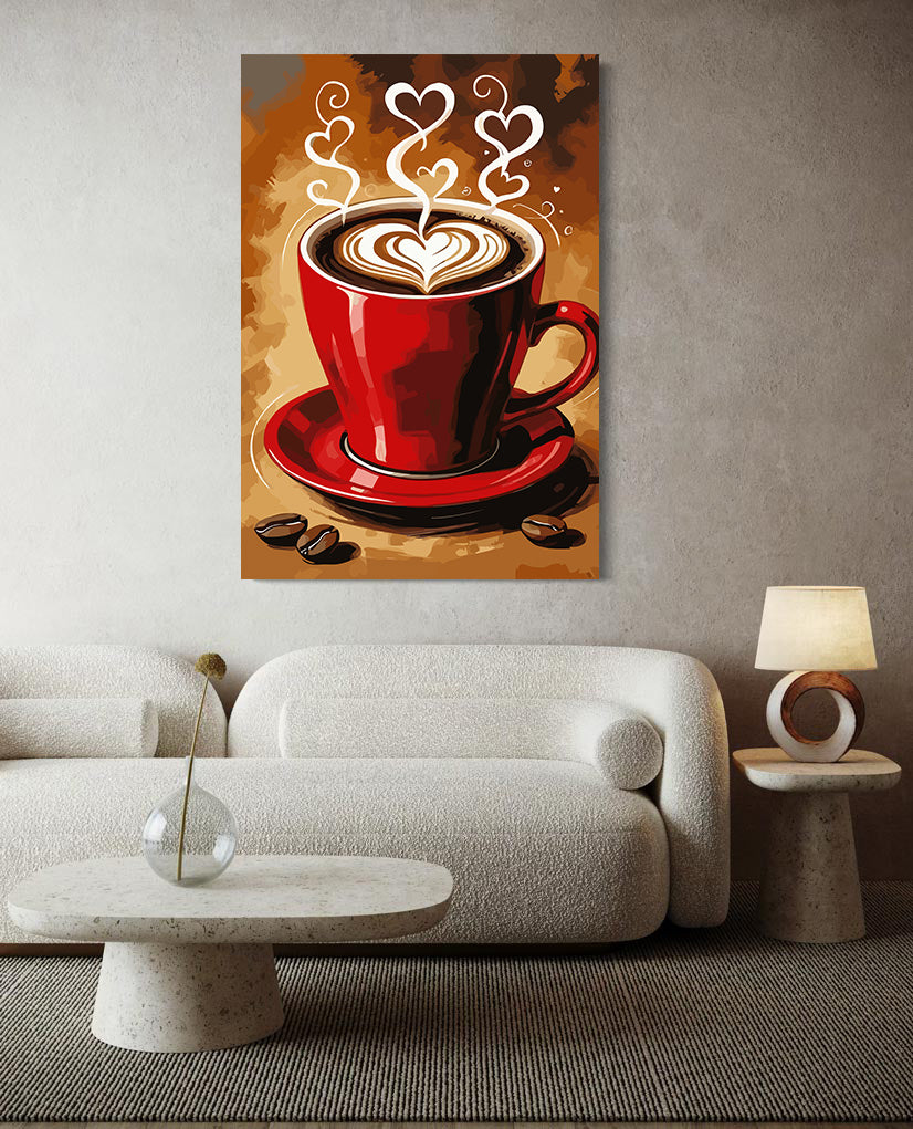 Pictura pe Numere – Cafea Cu Iubire 6438