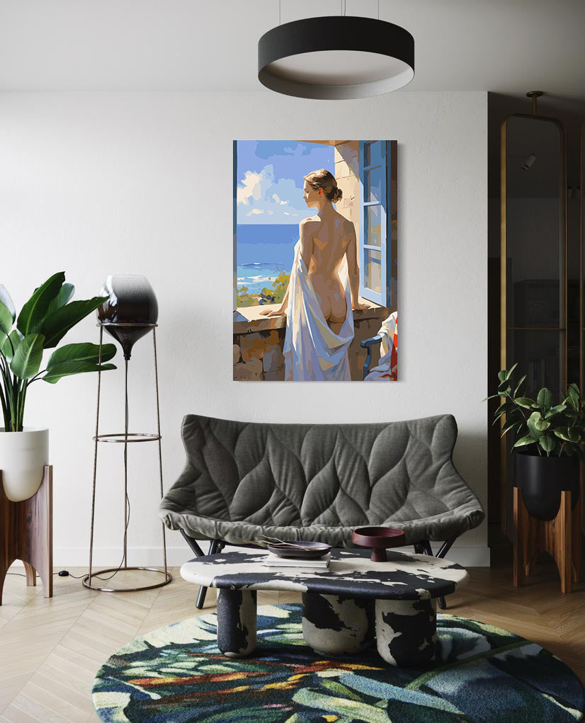 Pictura pe Numere – Femeie Enigmatica 6439