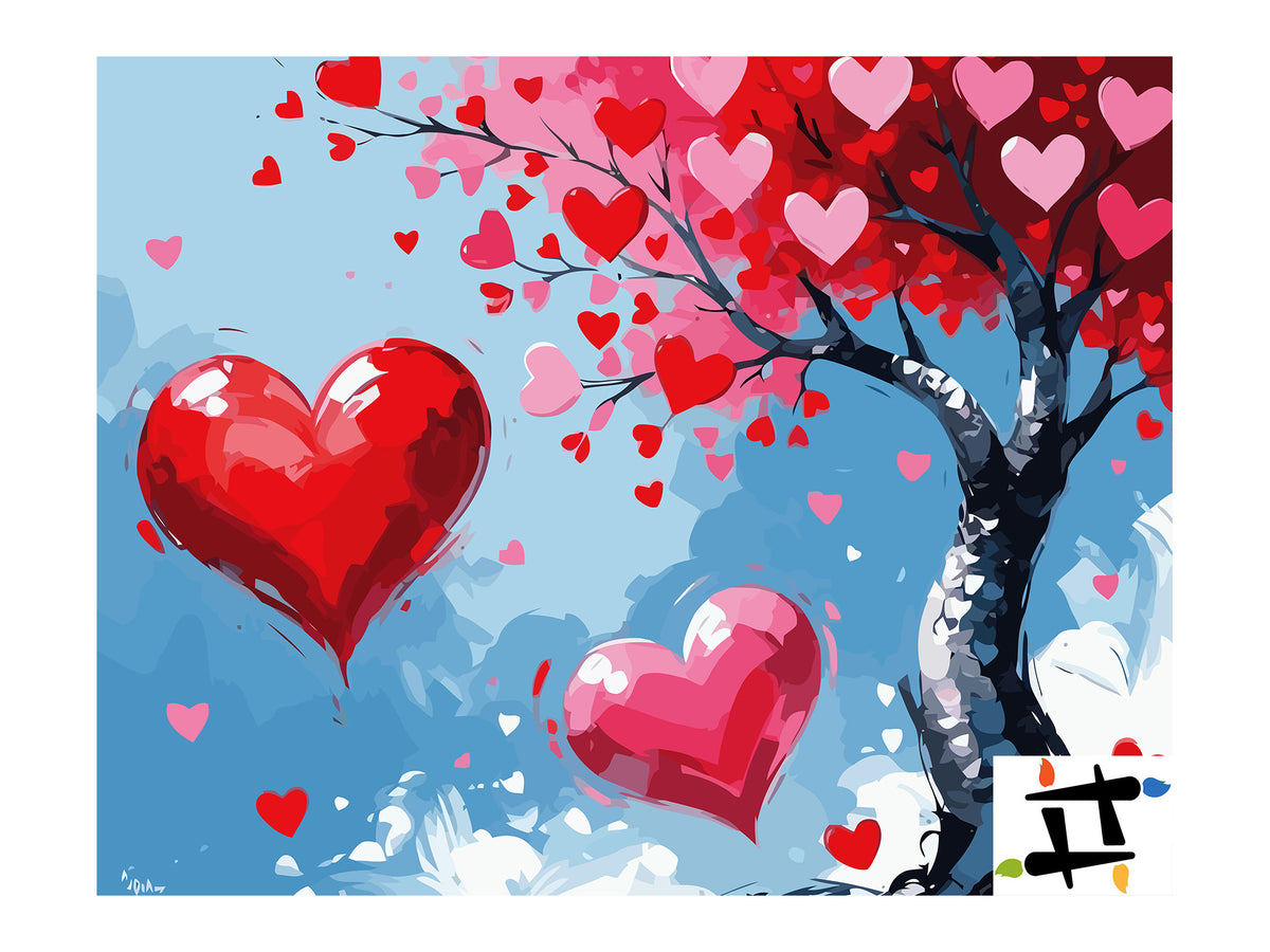 Pictura pe Numere – Love Is In The Air 6443