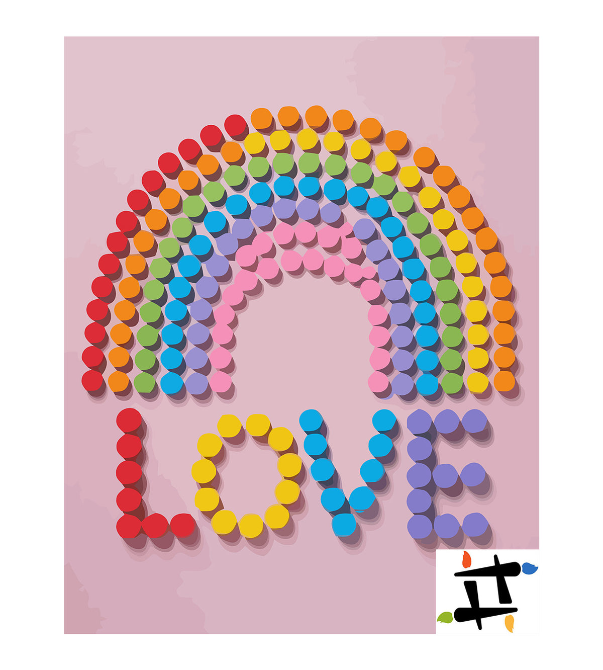 Pictura pe Numere – Love 6446