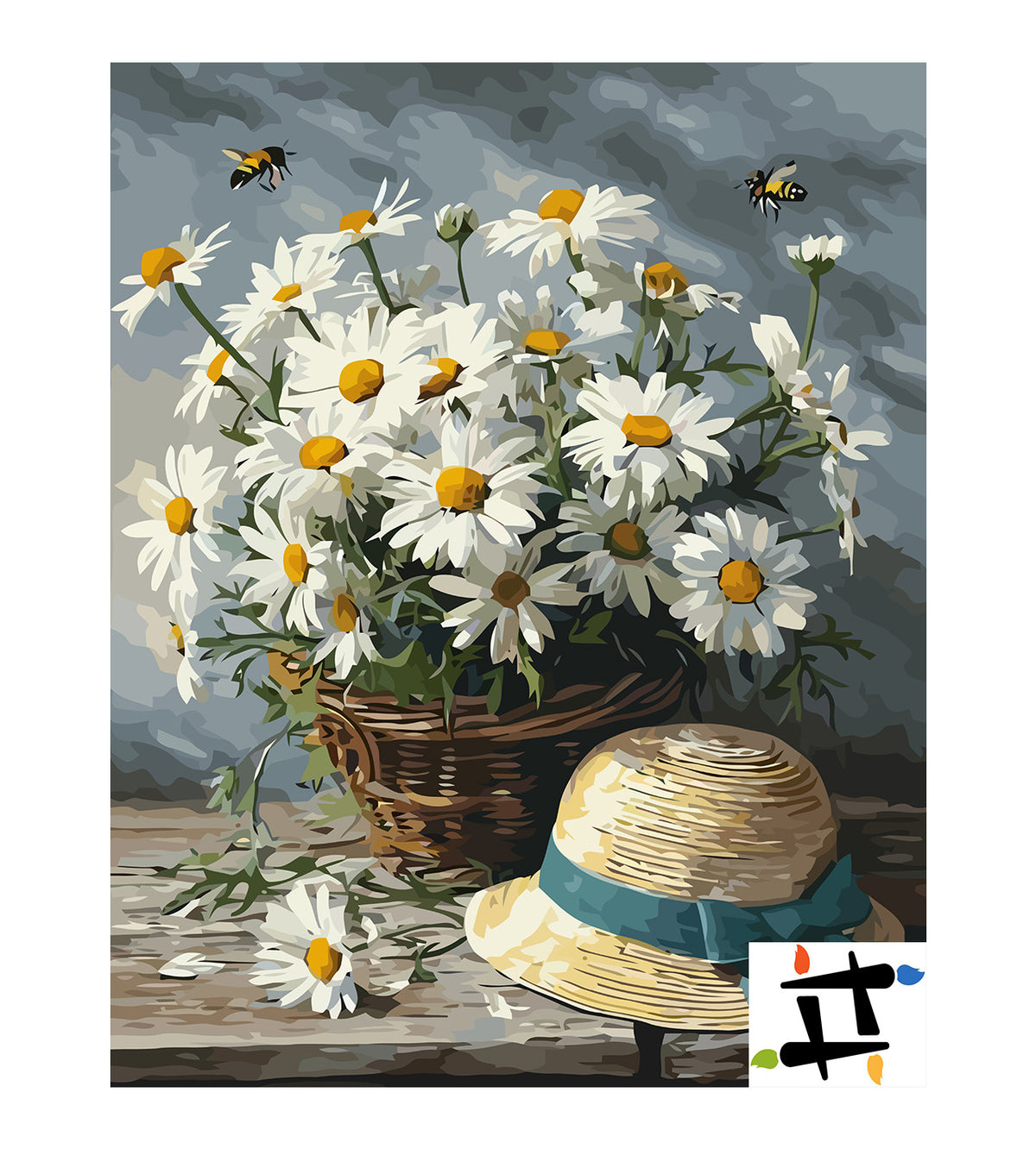 Pictura pe Numere Country Daisies 6503