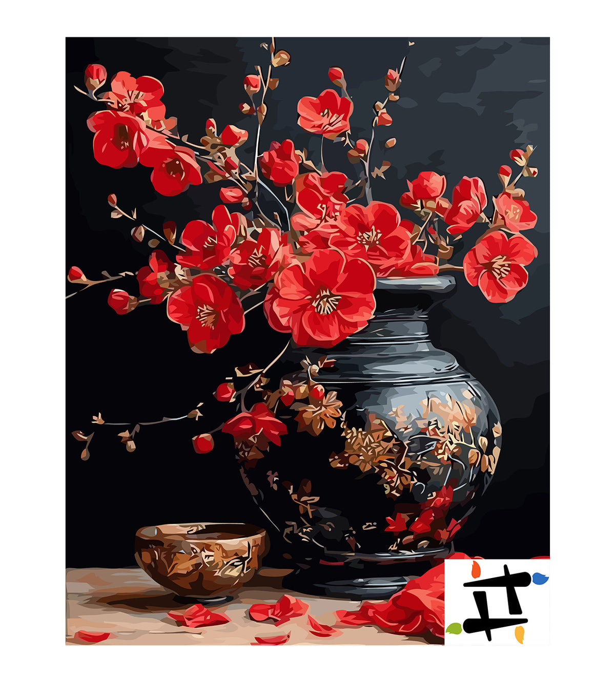 Pictura pe Numere Gutui Japonez 6506