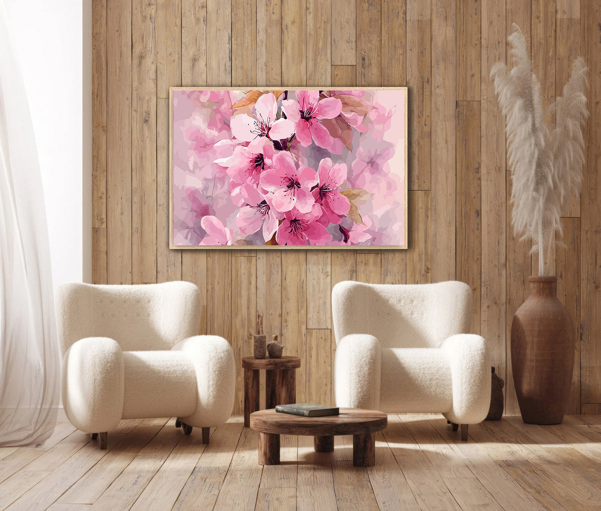 Pictura pe Numere – Flori de Sakura 6532