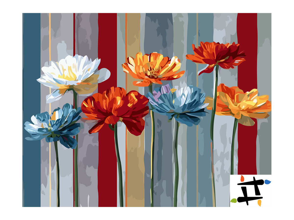 Pictura pe Numere – Ritm de Hibiscus 6650