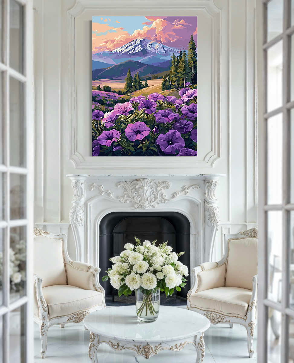 Рисуване по номера – Ехо от Алпийски Спокойствие 6665